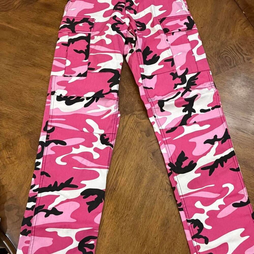 Rothco Pink Camo BDU Cargo Pants XS Y2K Military Streetwear XS